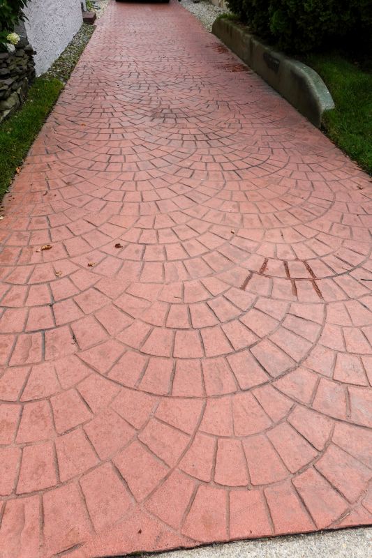 Concrete Driveway with Decorative Finish