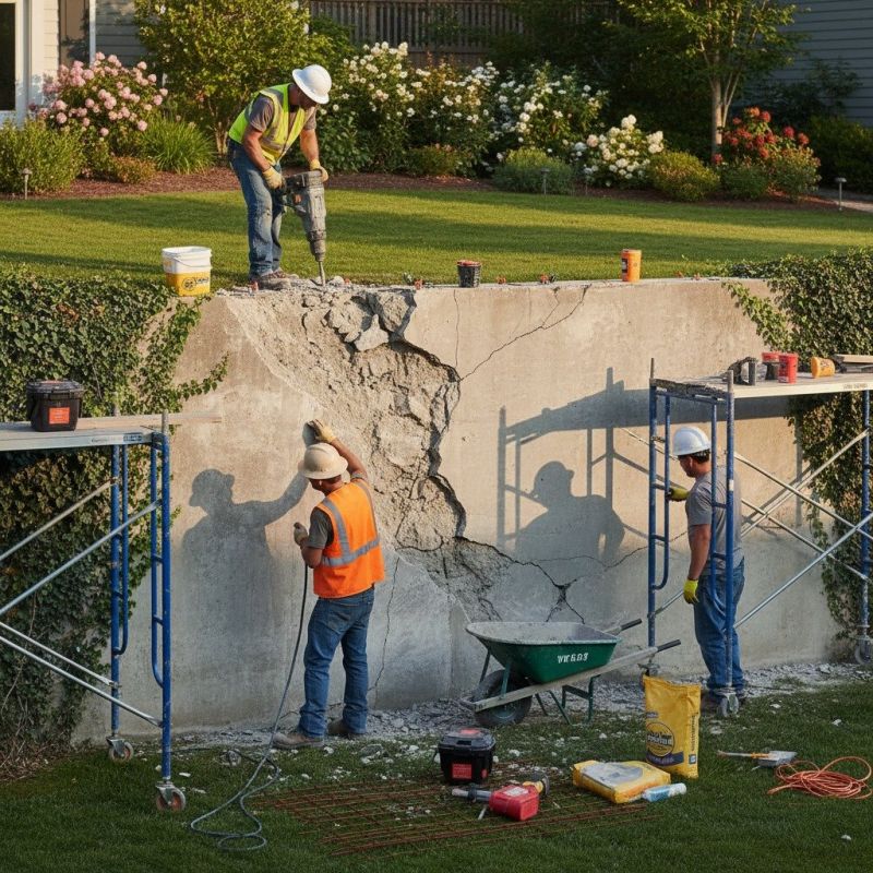 Poured Concrete Wall Repair Vs. Replacement: What To Consider